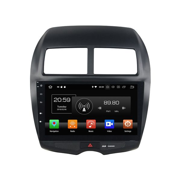 

4gb ram 64gb rom 2 din android 8.0 octa core 10.1" car dvd gps for mitsubishi asx 2010 2011 2012 rds radio bluetooth wifi mirror link
