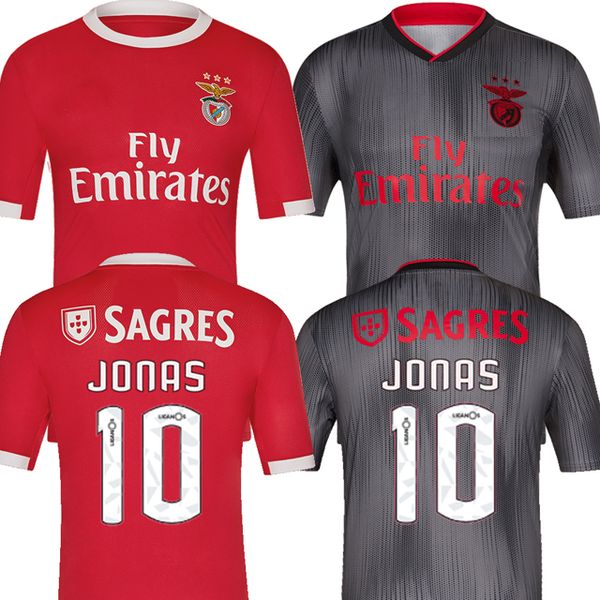 

2019 sl benfica soccer jerseys joÃ£o fÃ©lix football shirt grimaldo ruben dias 19 20 pizzi rafa jones seferovic men soccer shirts, Black;yellow