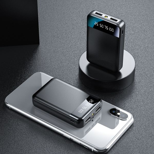 

20000mah power bank for xiaomi mi iphone 8 external battery portable charger double usb powerbank mini poverbank bateria externa