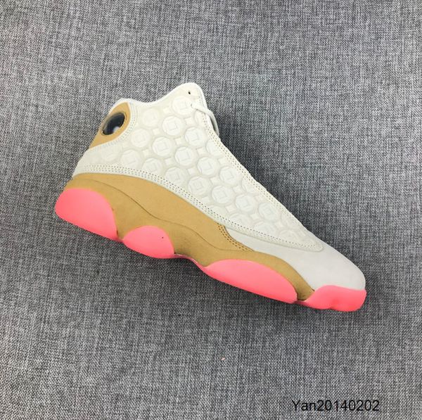 

wholesale with box new cny white beige pink 13s xiii men basketball shoes sports sneakers fashion trainers size 7-13