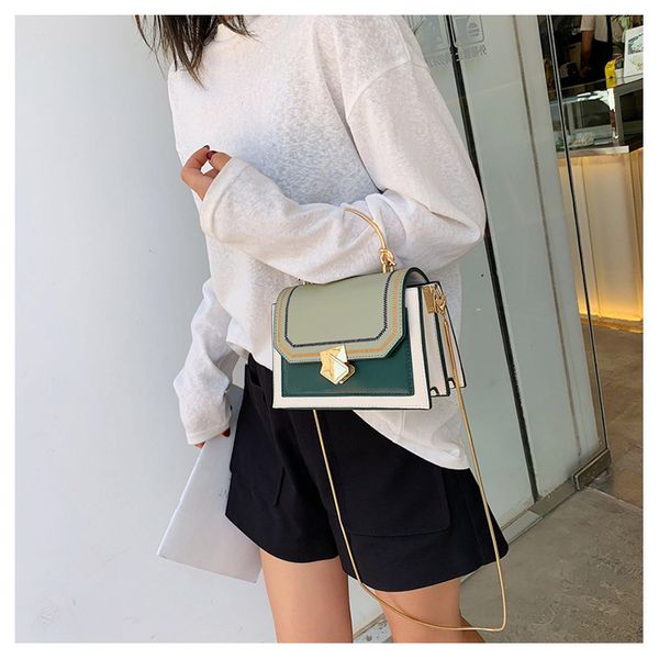 

jiulin 2019 new spike sewing stereo shaping small square bag semicircle hand bill of lading shoulder diagonal women's bag