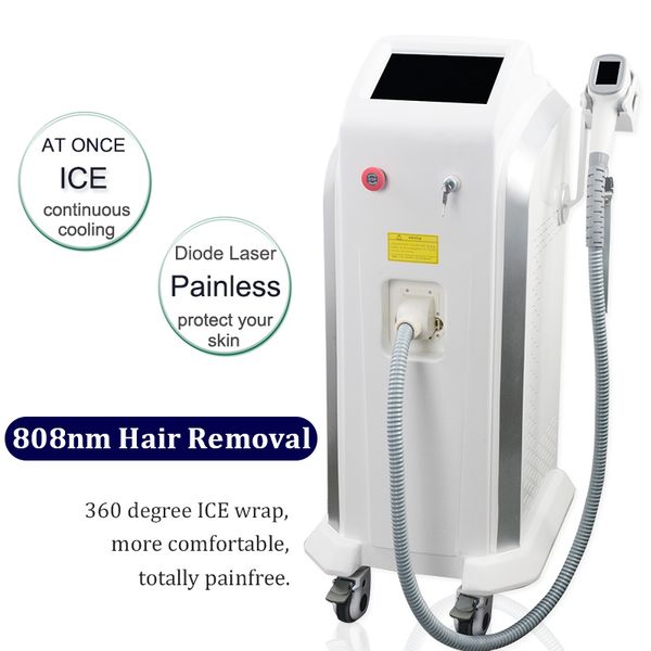 

painless 808nm diode laser hair removal machine professional salon epilator alexandrite laser diode hair removal beauty equipment on sale, Black