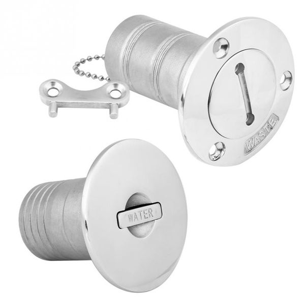 

316 stainless steel boat marine deck fill filler cap gas fuel tank