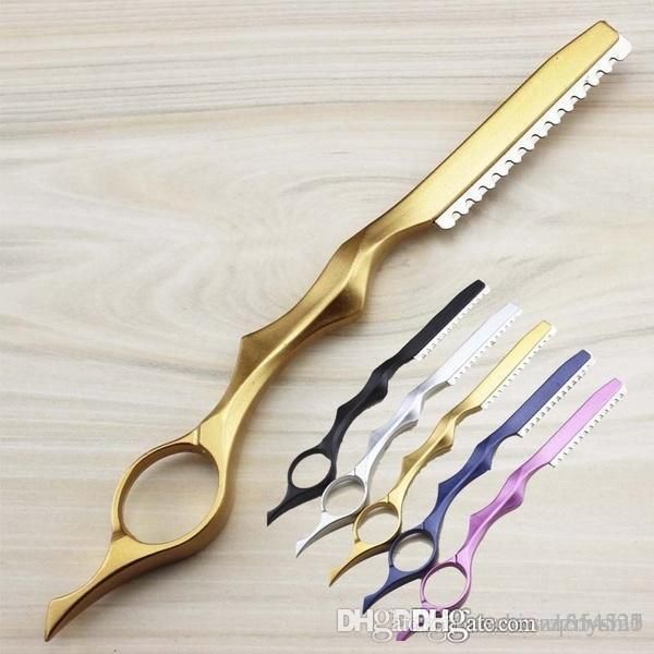 

1x thinning scissors barber feathering stylist grooming hairdressing hair salon stainless steel professional multiple colors i