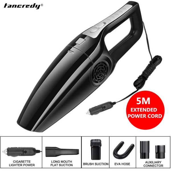 

120w car vacuum cleaner high suction for car wet and dry dual-use cleaning tools vacuum cleaner handheld 12v mini