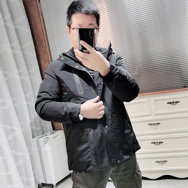 

down jacket winter coat men, Black