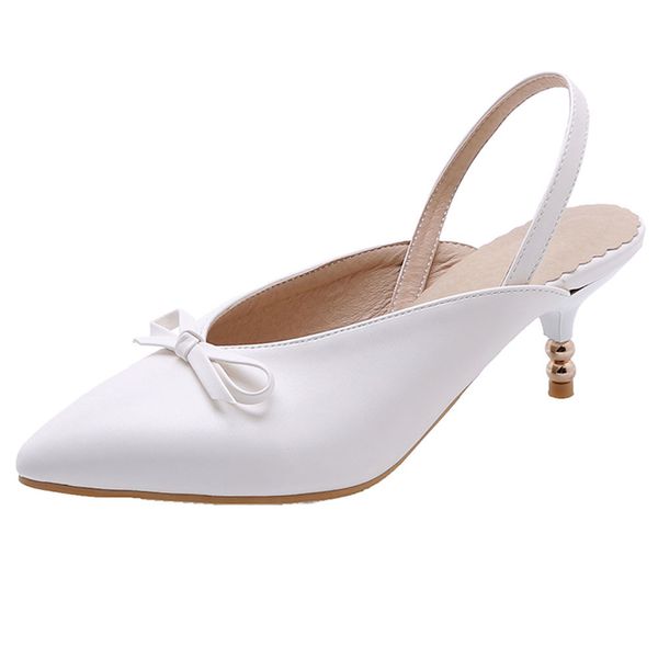 

style pointed toe 2019 new thin high heels mature women's pumps classics fashion women's shoes, Black