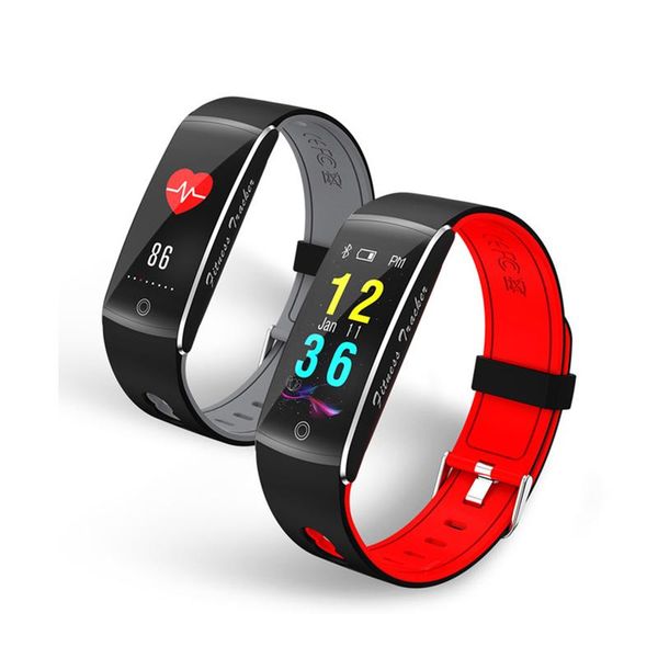 

2018 smart watch f10 fitness bracelet pulsometer heart rate blood oxygen pressure sleep tracker smartwatch ip68 for android ios