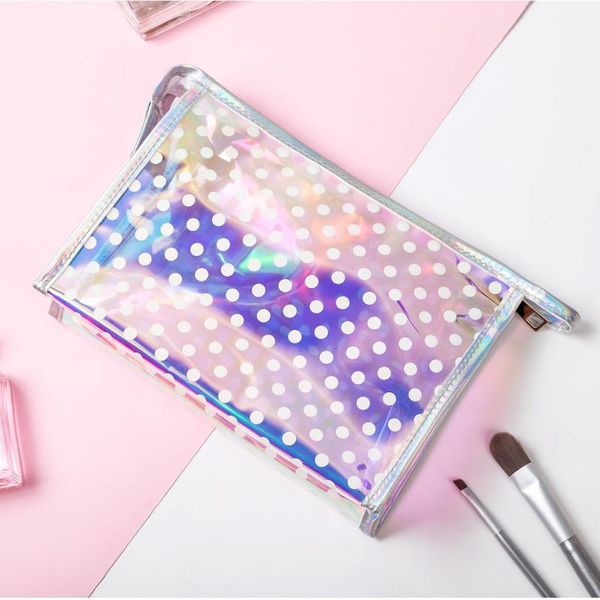 

travel make up brushes bag pvc cosmetic bag lady make up wholesale summer jelly dropshipping