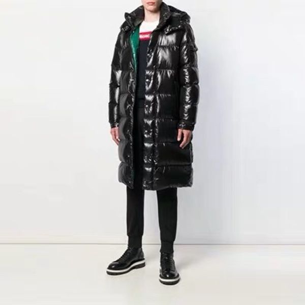 

redefine the classics long winter british style men down jacket hooded coat classic keep warm white duck down black parkas hanoverian