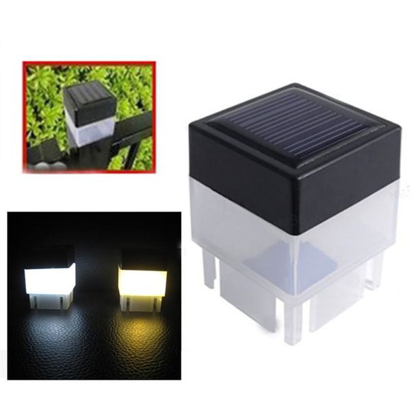 2x2 LED Solar Post Cap Light Outdoor Impermeável Cerca Pilar Lâmpadas Para Esgrima De Ferro Forjado Jardim Frontal e Quintais Portão Paisagismo Residencial