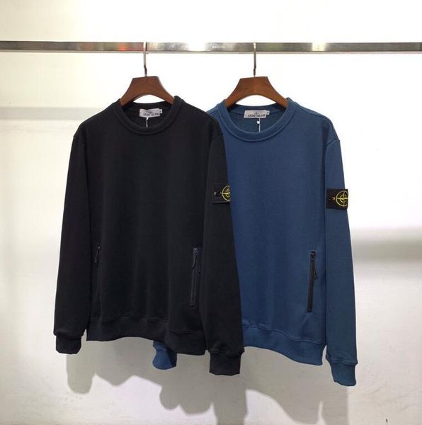 

new mens stone island fashion mens hoodies pullover hoodie long sleeve tracksuit hip hop streetwear pullover sweater, Black;brown