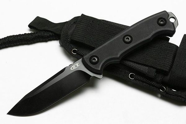 

ZT НЕТЕРПИМ ZT0180 9CR18MOV лезвие G10 ручкой прямой охотничий Походный нож подарка Xmas ножи для человека 1шт FreeShipping Adru