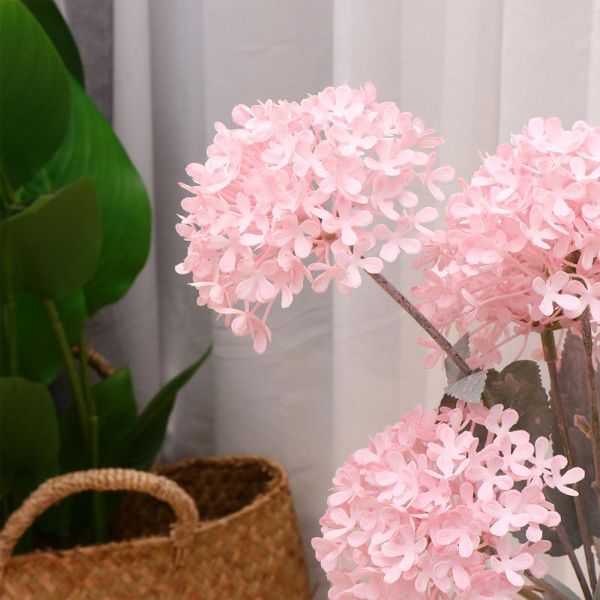 

2pcs simulation sweetviburnums fashion flower arrangement pgraphy props for home decoration wedding party (pink