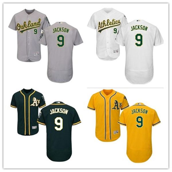 

custom baseball jerseys oakland 9 reggie jackson oaklandathletics men women youth red white high-quality jersey, Blue;black