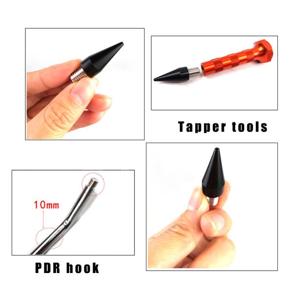 

car sheet metal repair tools pdr hook tips tapper down tools tips