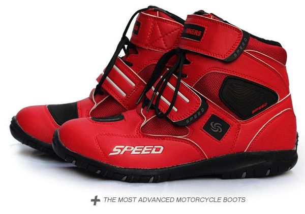 

soft motorcycle boots biker waterproof speed motorboats men motocross boots non-slip motorcycle shoes