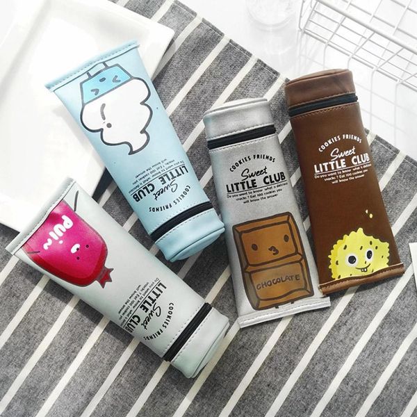 

kawaii pencil case large capacity cute toothpaste creative case supplies pencil bag 3d student for kids school print f2e6