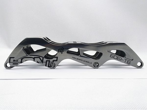 

bont 2pt alu 6061 10.25 silver inline skate frame speed skate frame 4*84mm 165-195mm