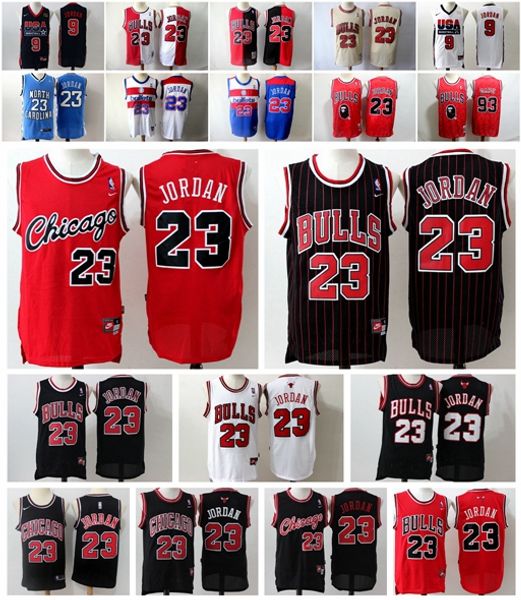 

mens college 23 michael jordan retro green black red white jersey vancouver vintage chicago bulls michael mj basketball mesh jerseys