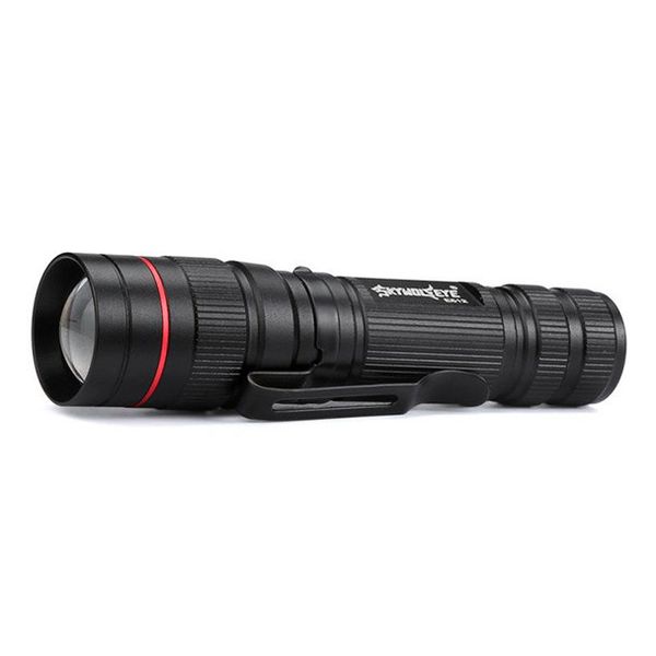 

mini 3500lm zoomable q5 led flashlight 3 mode torch super bright light lamp handy powerful super bright flashlight wholesale