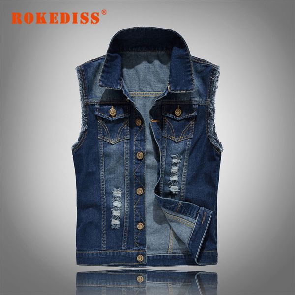 

2017 spring summer new fashion denim vests men slim fit letters printed chalecos hombre sin mangas manche homme g295, Black;white