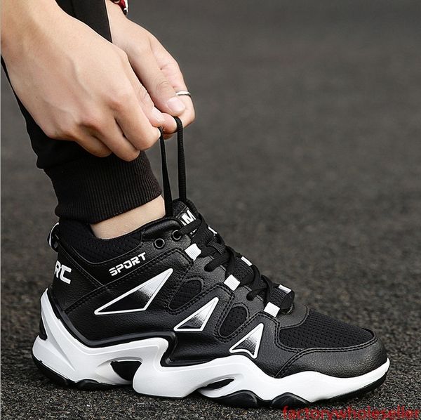 

свободная перевозка груза тавра вскользь ботинки платформы черный белый sneaker сочетание обувь мужская мода повседневная обувь размер верхн