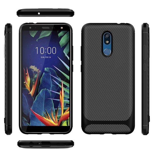 

Для LG K40 K50 Q60 G8s ThinQ Для Samsung Galaxy S10 Plus S10E S10 чехол для телефона Карбоновый резиновый у