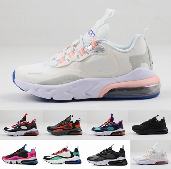 

2019 react 27c kids running shoes bauhaus summit white hyper pink black trainers sports sneakers for boys girls youth des chaussures zapatos