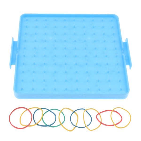 

plastic nail plate boards puzzle game mathematics nailboard for kids math geometry educational toy gifts