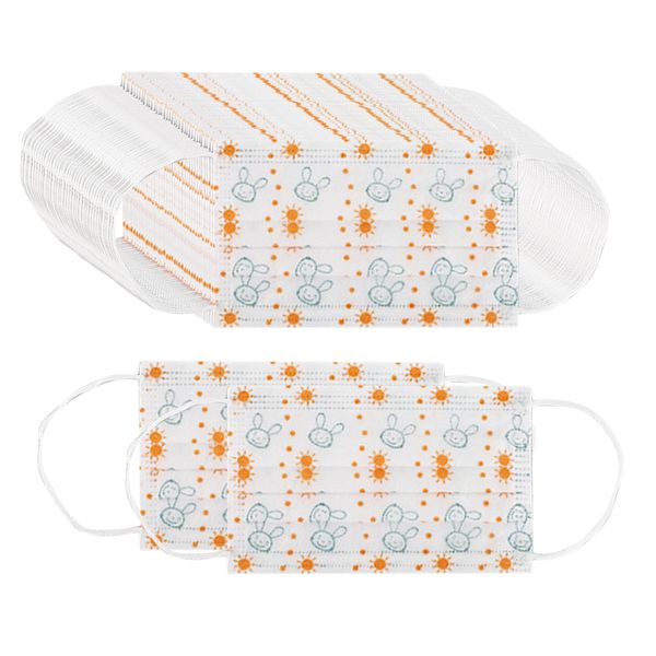 

disposable mouth mask 95% filtration masks dust particles pollution 50pcs