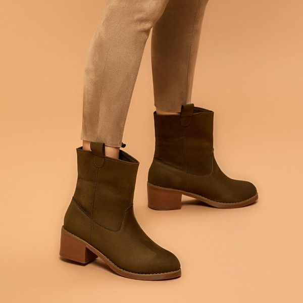 

boots flo ancona khaki women 's butigo, Black