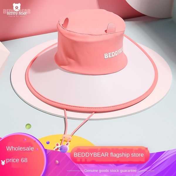 

goblet bear 2020 children bucket bucket goblet fisherman fisherman hat sunscreen baby cute unicorn cute pet hat, Yellow