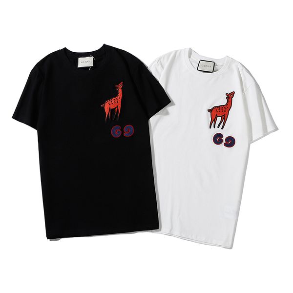 

men luxury g designer clothes europe italy collaborate roma special edition tshirt men women t shirt casual cotton tee 2020 men women, White;black