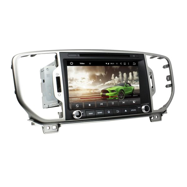 

4gb ram 64gb rom android 8.0 octa core 2 din 8" car dvd player for kia sportage 2016 2017 rds radio gps bluetooth wifi usb mirror-link