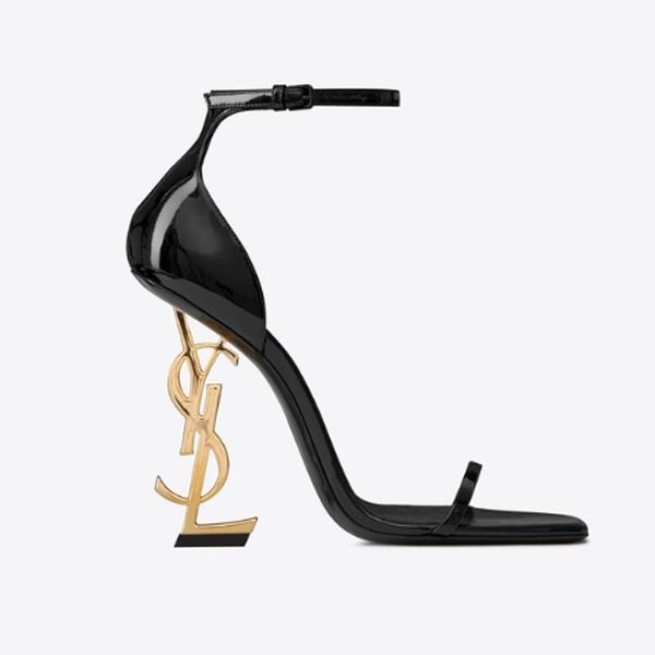 

2020 new fashion ladies high heels exquisite and comfortable strap women letters high heel short boots leather material size 35-41, Black