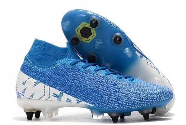 

2020 electroplating high blue knitted technology waterproof sg steel nail 13s leather outdoor shoes men shoes size 39-45