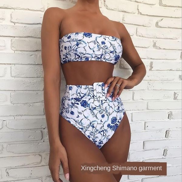 

сплит 2020 сексуальные женские высокая талия 2020 сексуальное бикини купальник бикини женщин высокая талия купальник, White;black