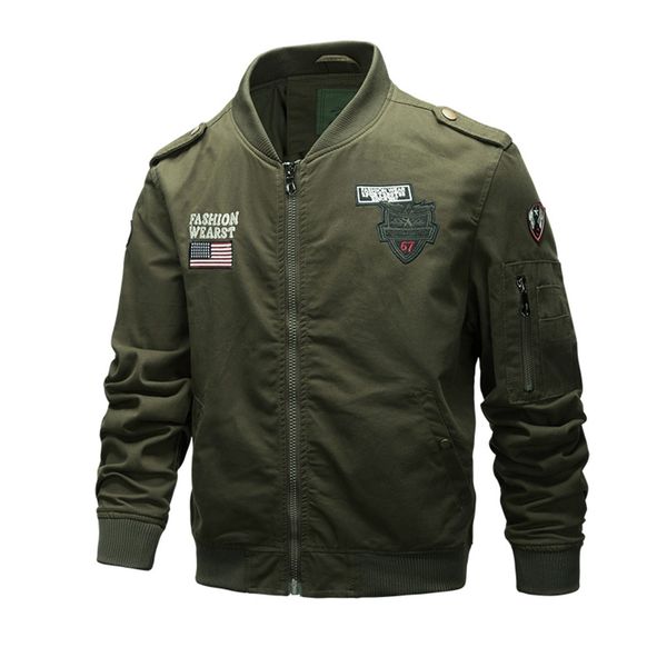 

2019 new style men's new style fashion uniform baseball jacket fashion tooling coat dropshipping, Black;brown