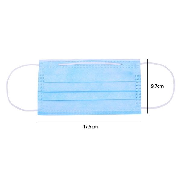 

3ogn 3 layer non woven dust thickened mouthfeatures as kf94 dhl ship mask black blue