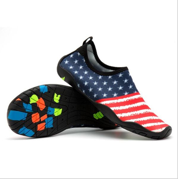 

beach shoes men outdoor swimming shoes aqua flat soft seaside non-slip fast dry wading light water size 35-46