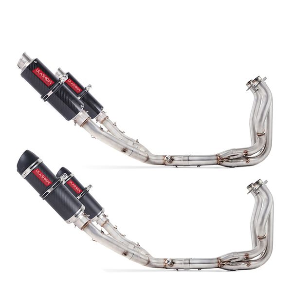 

z1000 motorcycle exhaust middle pipe full system slip on for z1000 2010-2016 2011 2012 2013 2014 2015 2016