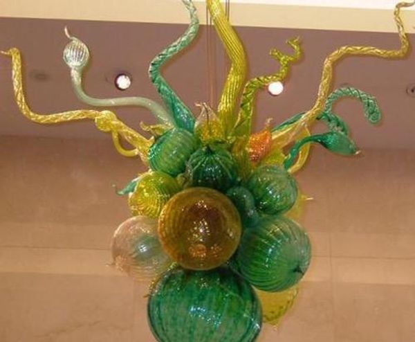 

child's play hand blown glass chandelier floral murano glass ball chandelier led hanging chain pendant lamps for art decoration