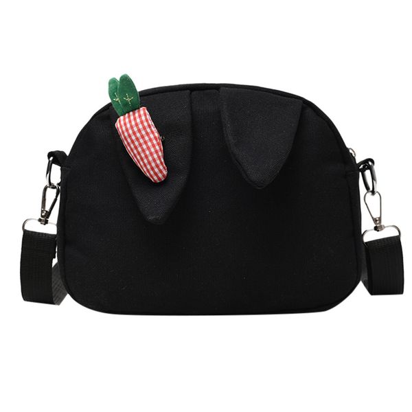 

fashion lady literary canvas ear radish cute shoulder bag messenger bags for women 2019 torebki damskie