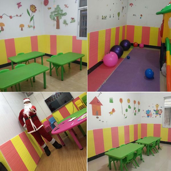 

preventing impact wall stickers to protect children's soft pack wallpaper sponge foam pad wall stickers self-adhesive