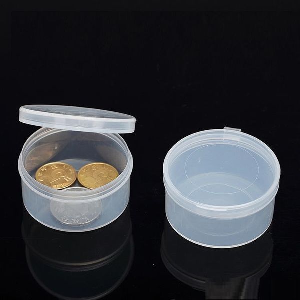 

mini plastic box for small accessories 5.2*2.8cm transparent collection jewelry necklace storage container case packing boxes - 0002pack