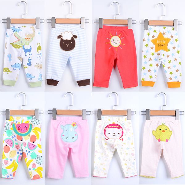 

детские хлопковые брюки 5 шт. / лот pp детская одежда детка звезда птицы динозавров мультфильм животных печати милый мальчик девочка брюки k, Blue