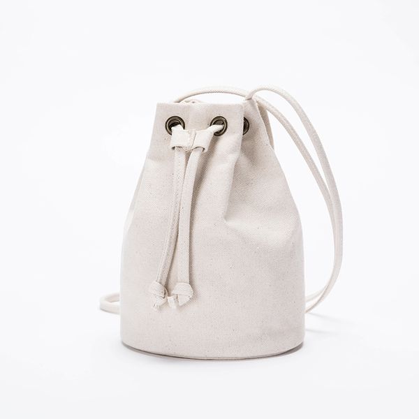 

canvas bag female new bucket bag female shoulder messenger korean harajuku mini