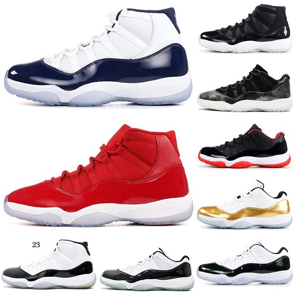 

wholesale designer basketball shoes 11 11s snakeskin pink white win like 82 96 platinum tint space jam mens athletic sports sneakers 7-12