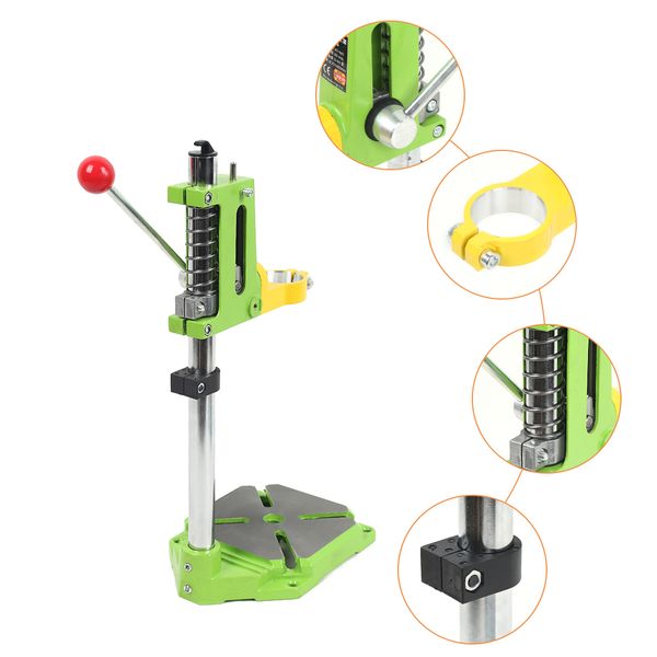 

rotatable drill clamp electric power drill press stand table for drills workbench clamp for drilling collet 35 43mm